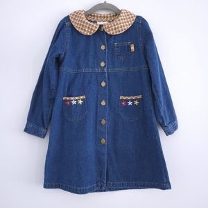 Buster Brown Vintage Denim Dress size 6
